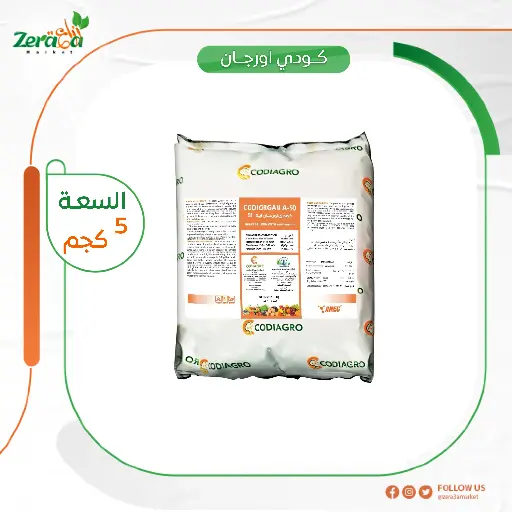 [FS00046] كودي اورجان ايه كبرى وامينية - 5 كجم